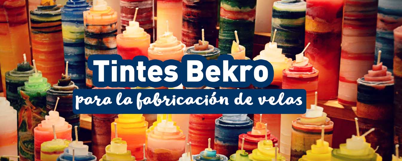 Tintes Bekro para la fabricación de velas